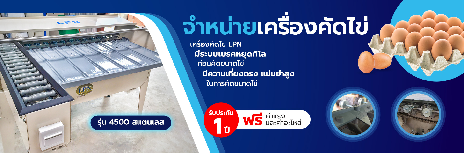 เครื่องคัดไข่,เครื่องคัดไข่ LPN